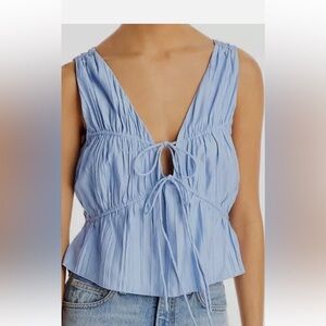 Frame medium sleeveless top